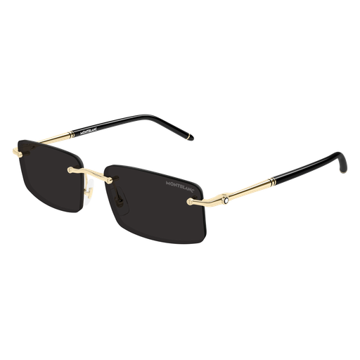 Sonnenbrille  Montblanc Herr MB0443S001-GOLD-GOLD-GREY56 - MB0443S001-GOLD-GOLD-GREY56
